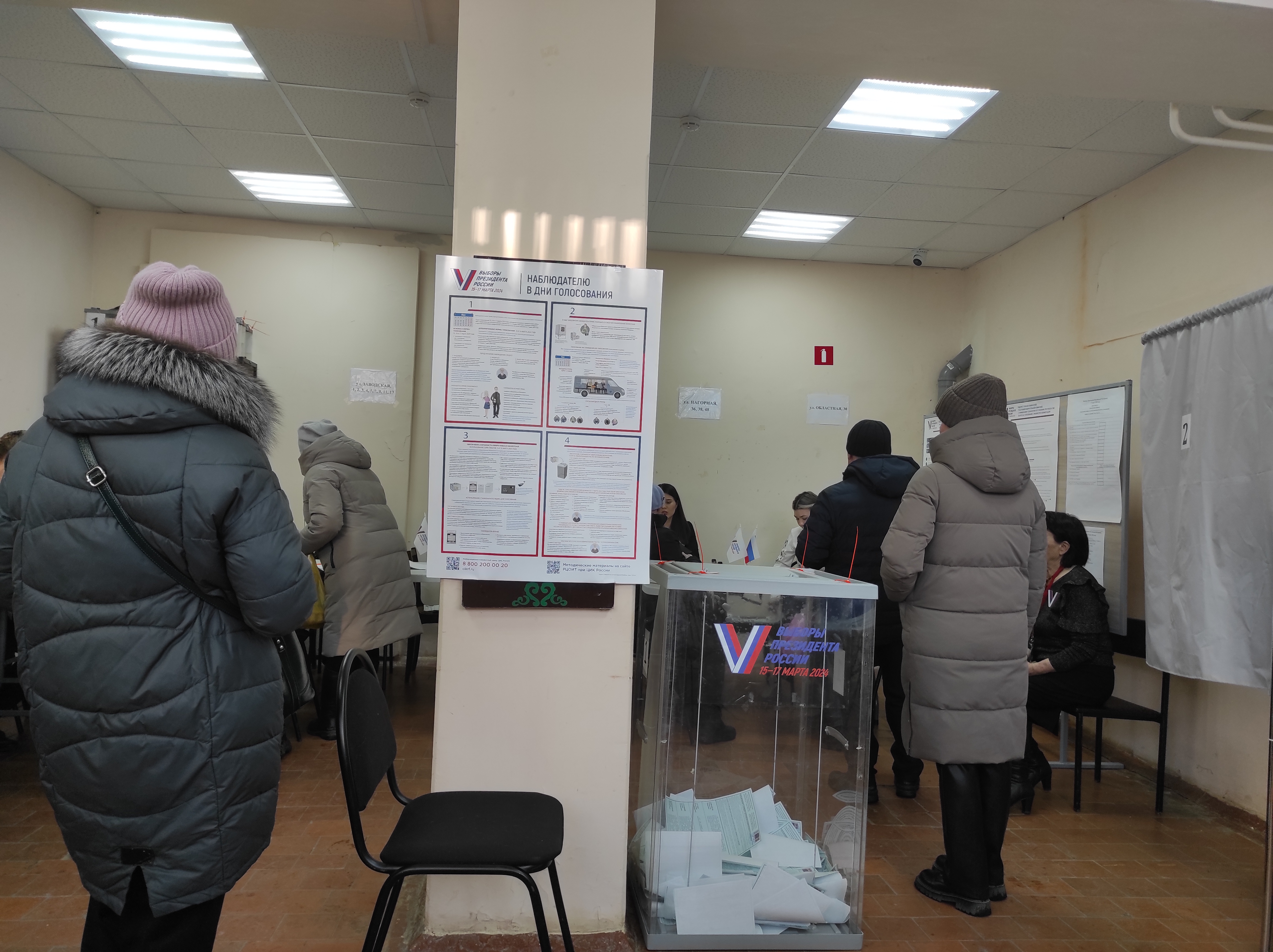 Сообщение наблюдателя — УИК №218, Удмуртская Республика