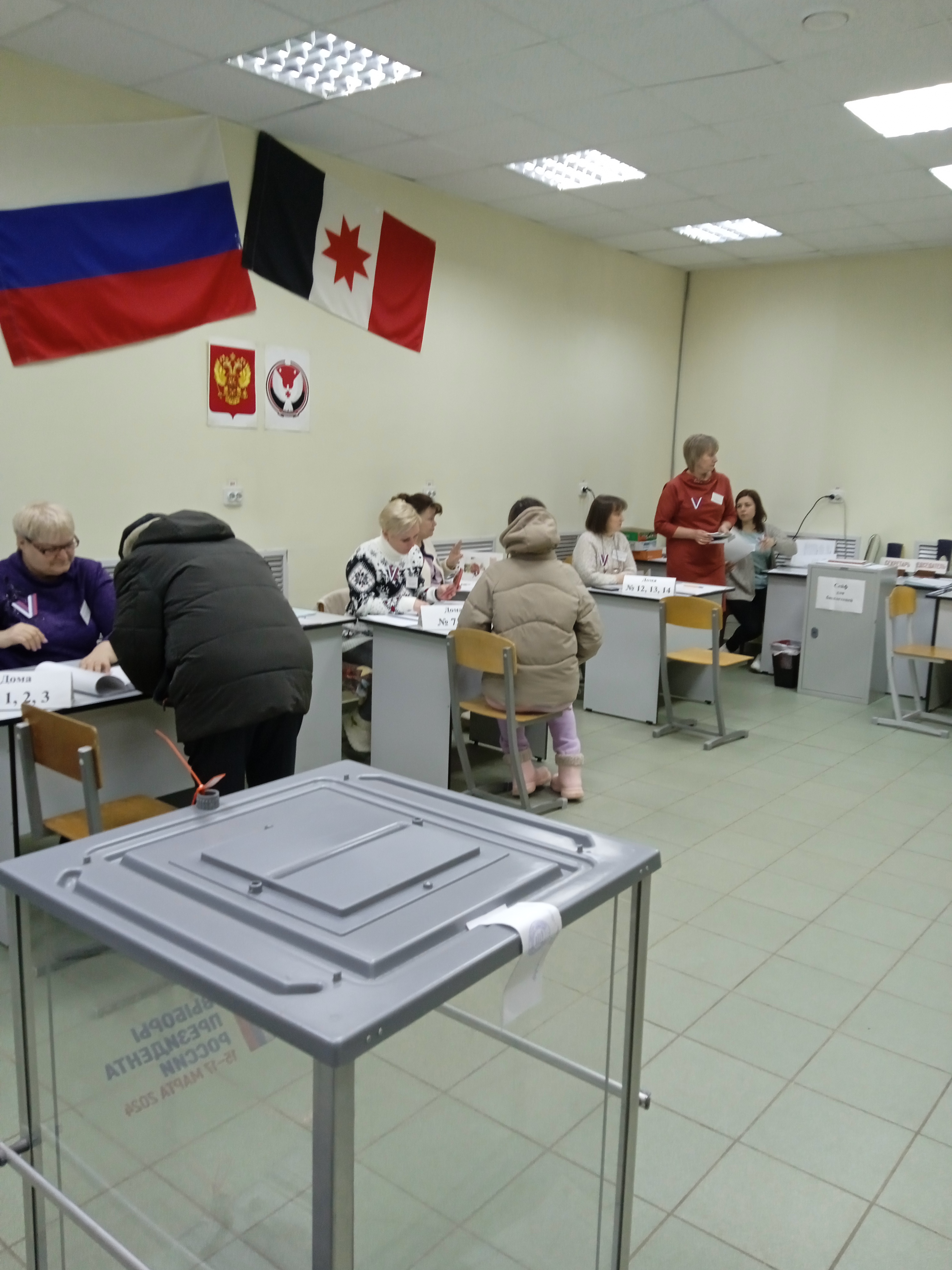 Сообщение наблюдателя — УИК №1307, Удмуртская Республика