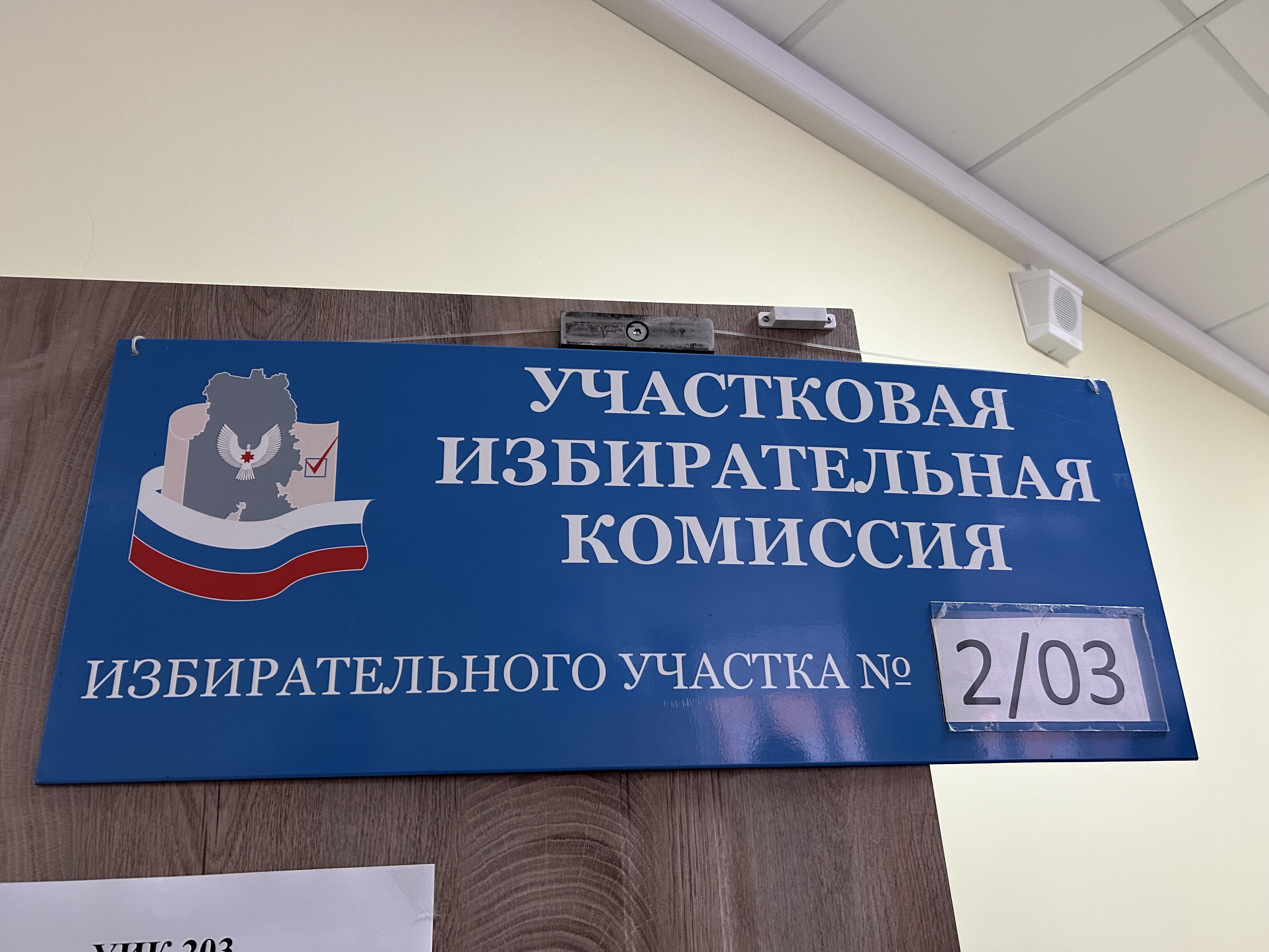 Сообщение наблюдателя — УИК №203, Удмуртская Республика