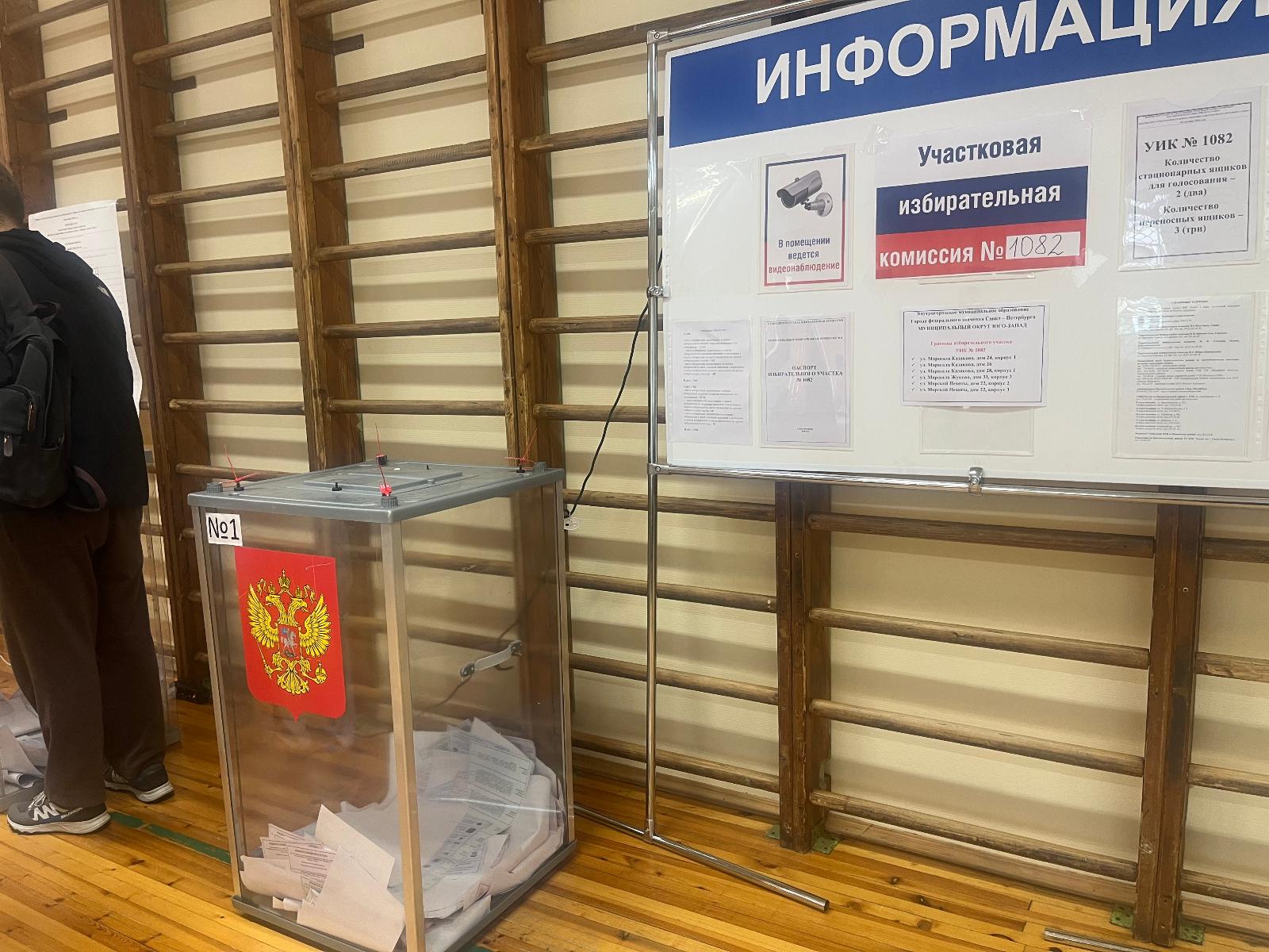Сообщение — УИК №1082, Санкт-Петербург