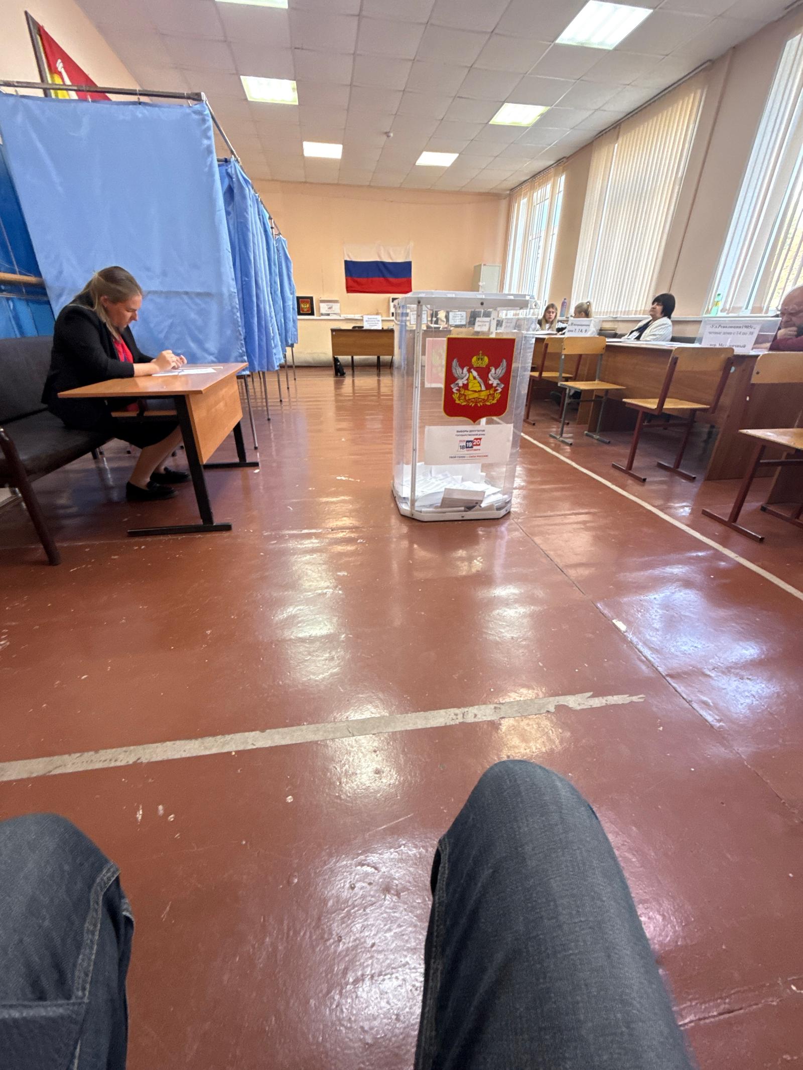 Сообщение — УИК №1402, Воронежская область